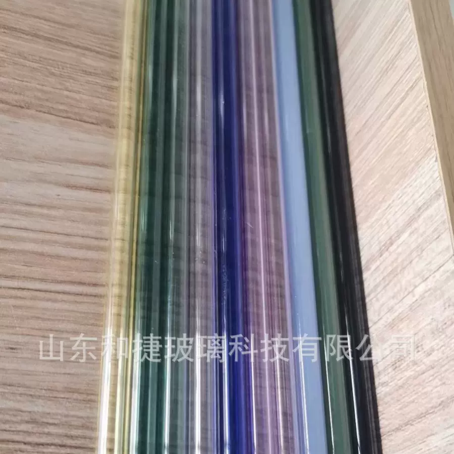彩色硼硅酸盐玻璃管 14 种颜色管和 22 种颜色玻璃棒