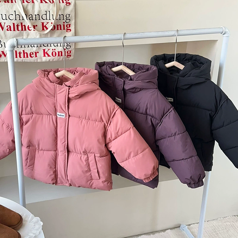 儿童羽绒棉服冬季男女童保暖童装宝宝棉衣外套2025新款中大童棉服