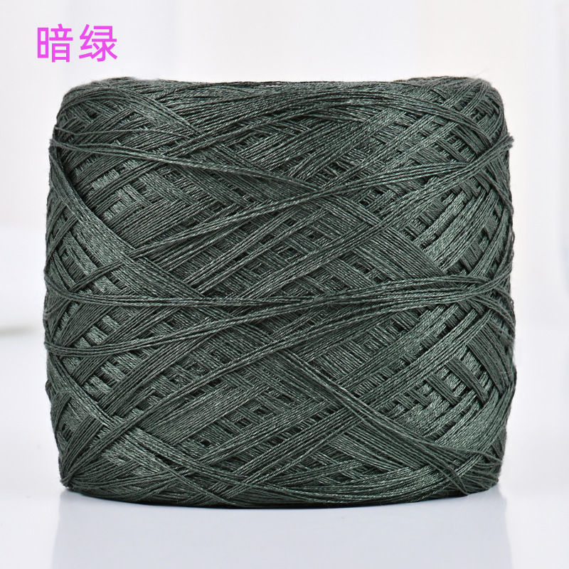 Siyue al por mayor de primavera y verano de seda de morera Tencel hilo de lana tejida a mano bricolaje Bola de seda de hielo hilo de lana fina