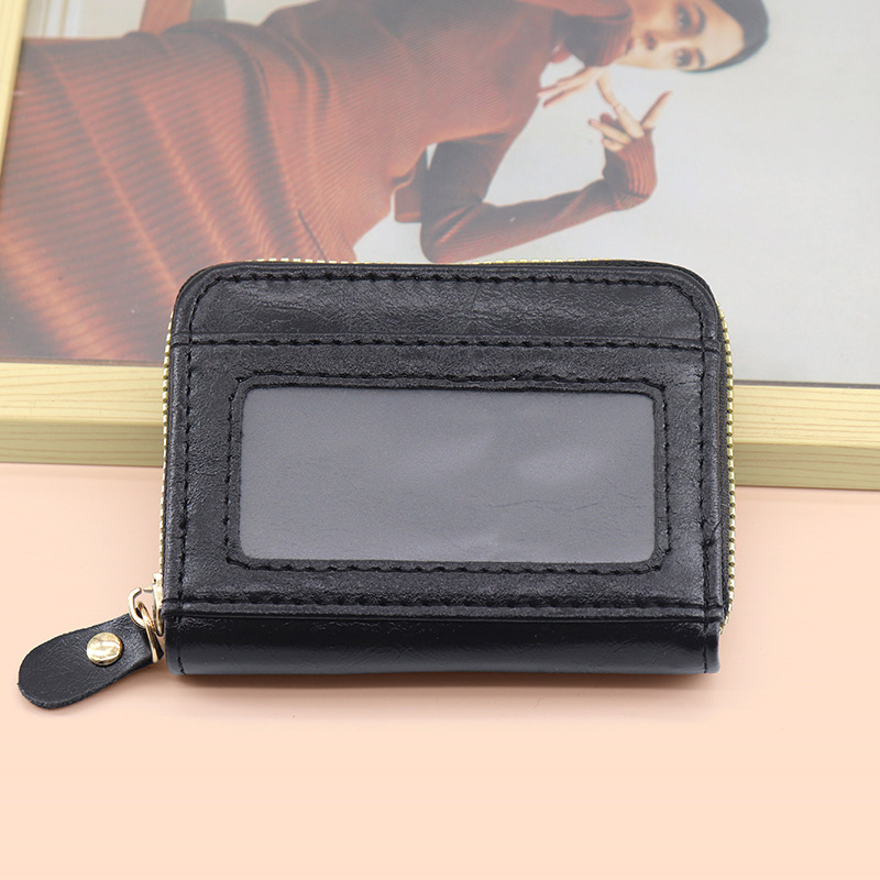 Nueva bolsa de tarjetas de órgano, bolsa de cambio multifuncional de gran capacidad de moda, bolsa de tarjetas para hombres, bolsa de tarjetas de licencia de conducir