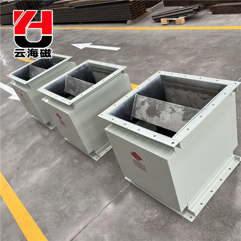 RCYA管道式永磁除铁器 管道式永磁自卸除铁器 干式除铁机生产厂家