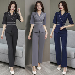 秋冬新款足療足浴按摩技師工作服M1309中袖