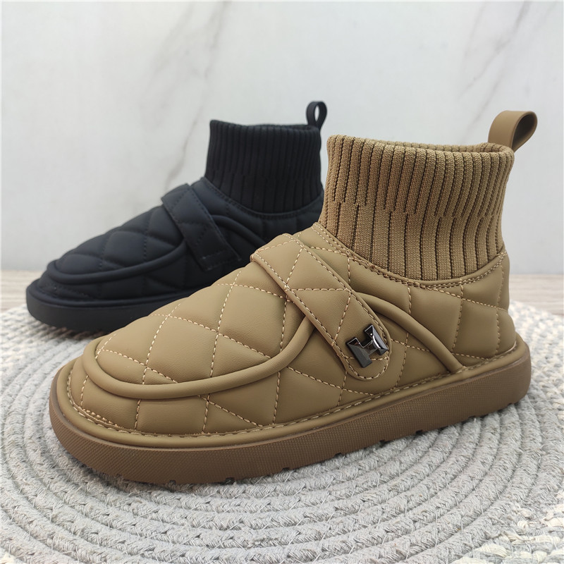 Korean style casual women's high-top shoes 2024 autumn and winter…