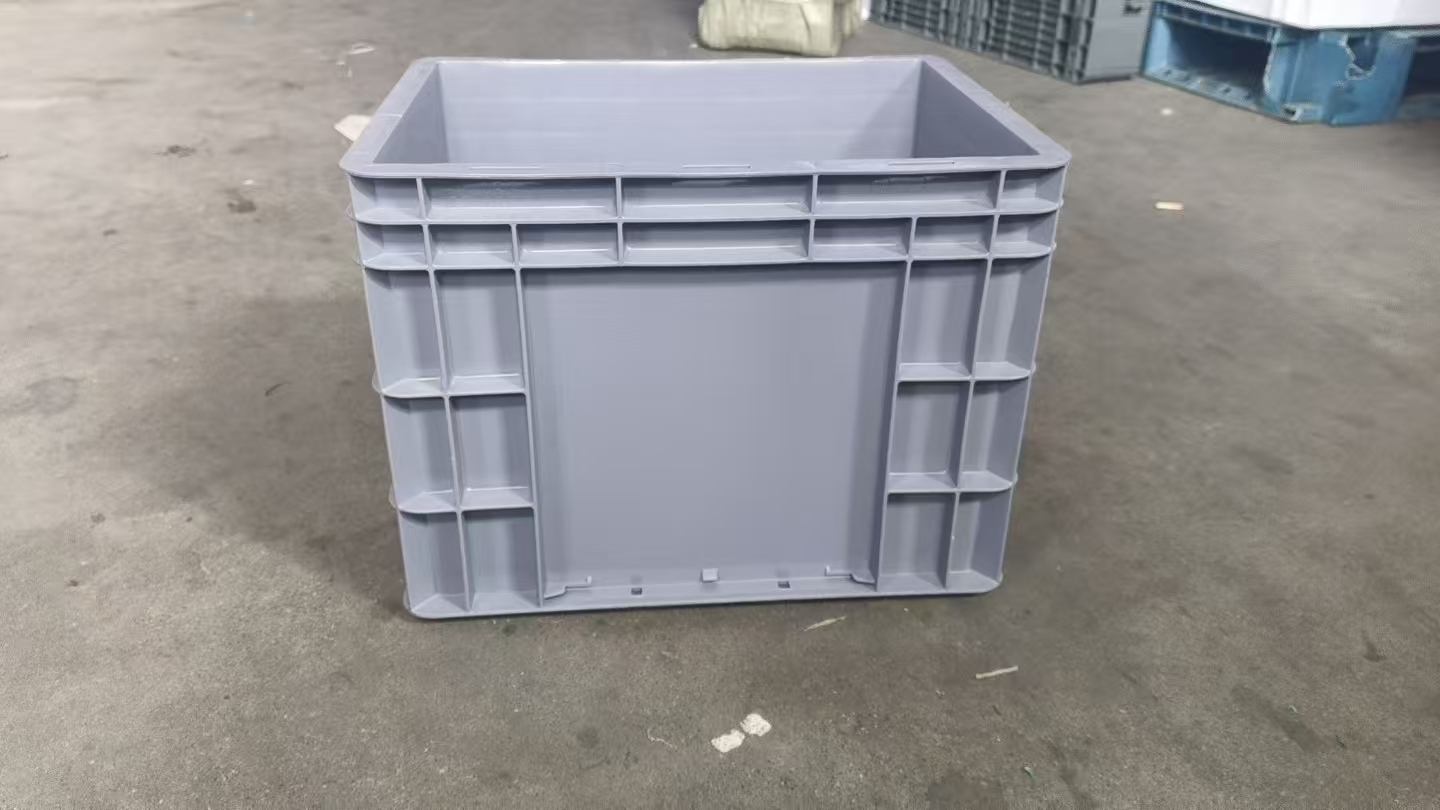 Caja de plástico de gran tamaño, caja de rotación rectangular, caja de cría de peces, caja de tortugas, marco logístico, caja de cría de tortugas, marco de goma