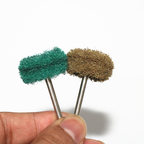 Amazon scouring pad 40pc nylon grinding head metal polishing fiber brushed grinding head scouring pad grinding head