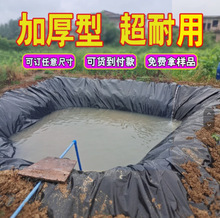 HDPE鱼塘防渗膜鱼池护坡防水土工膜养殖专用黑地膜水池储水塑料布