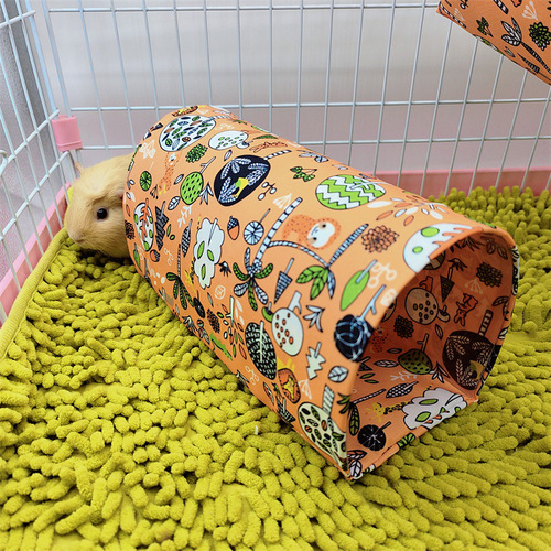Hamster Cage Guineapig Rabbit Cavies Tunnel Escape Tent Nest Four Seasons Universal Small Pet Concealed Passage Cage