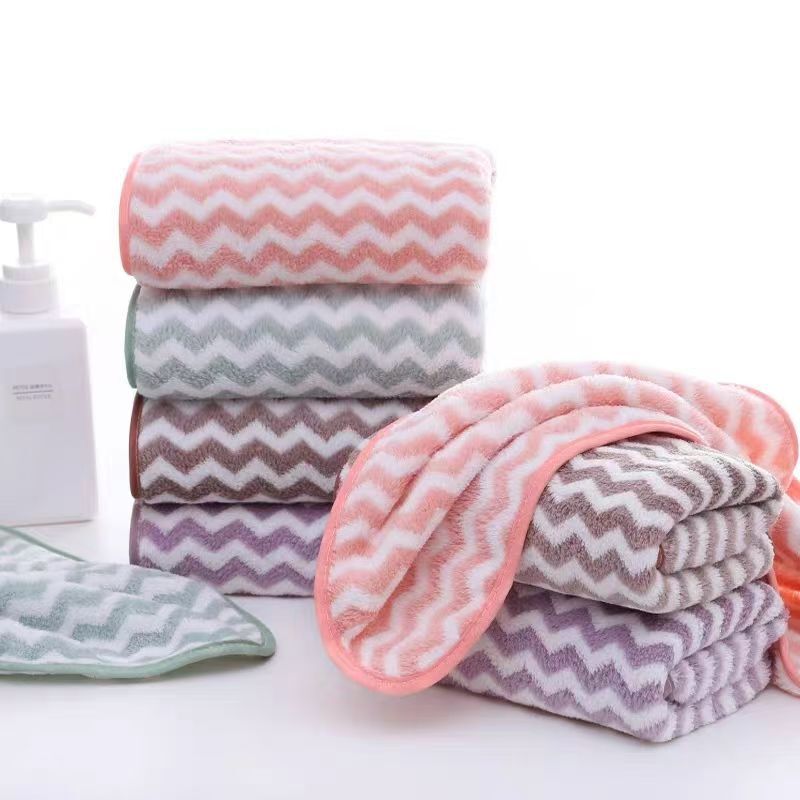 Wholesale Warp-Knitted Colorful Coral Fleece Towel and Bath Towel Set, Double-Sided Absorbent, Thickened, Suitable for Hair Salons, Gift Items, Cross-Border Labeling Wholesale Warp-Knitted Colorful Coral Fleece Towel and Bath Towel Set, Double-Sided Absorbent, Thickened, Suitable for Hair Salons, Gift Items, Cross-Border Labeling
