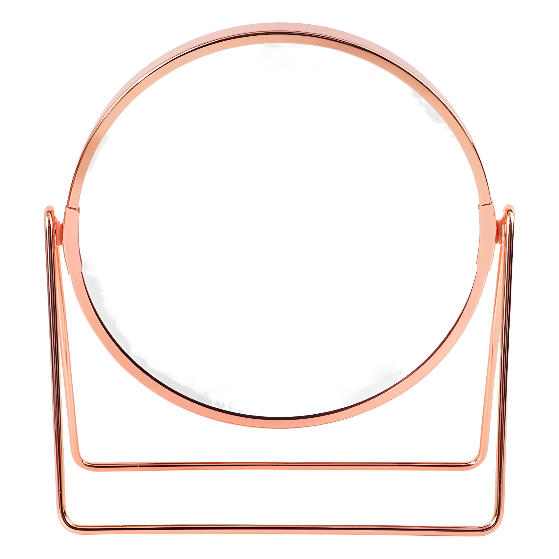 Espejo de maquillaje de escritorio simple rotación de 7 pulgadas osciloscopio ampliable espejo de doble cara de escritorio espejo de maquillaje al por mayor