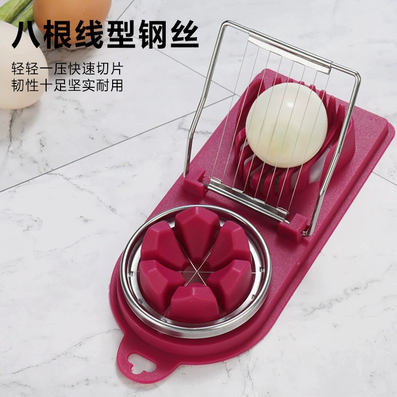 Яйцерезка Домашняя Нержавеющая Сталь Egger Pine Flower Eggs Cut the Egg Egg Arter Egg Arter Slimor Cutting
