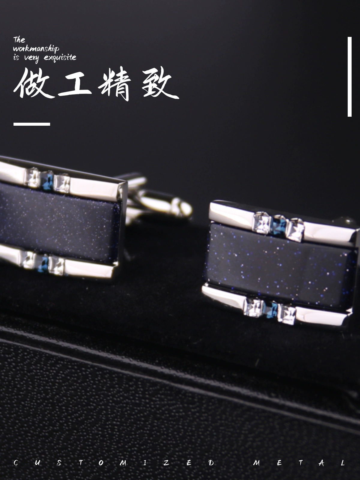 Cufflinks Custom Drop Glue Enamel Anchor Cufflinks Men's French Style Shirt Placket Button Cufflinks Set