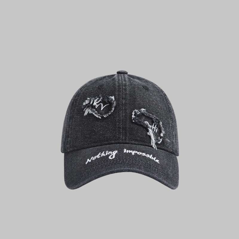 Summer denim baseball cap for men and women