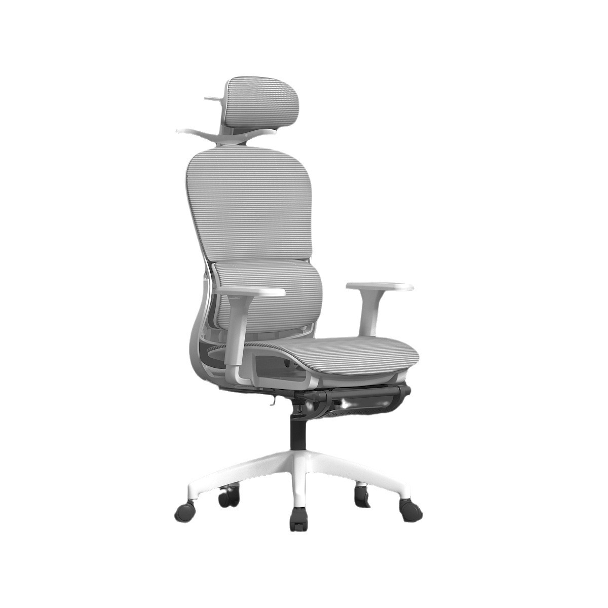 Silla ergonómica reclinable y feliz Silla de computadora Silla de oficina Silla de red Cojín hueco apoyabrazos 3D 268-3