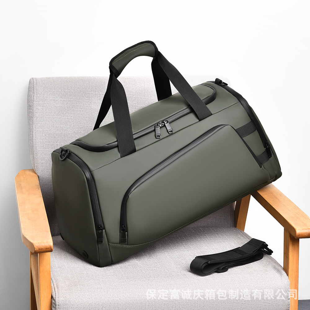 跨境大容量运动健身旅行包手提短途出差行李包干湿分离待产收纳包