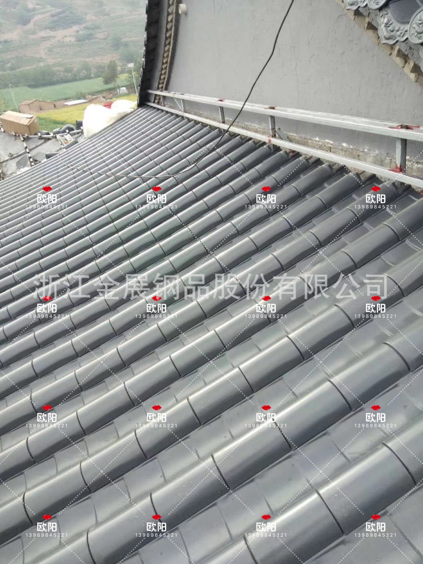 铝筒瓦安装方式 1.0厚铝筒瓦格