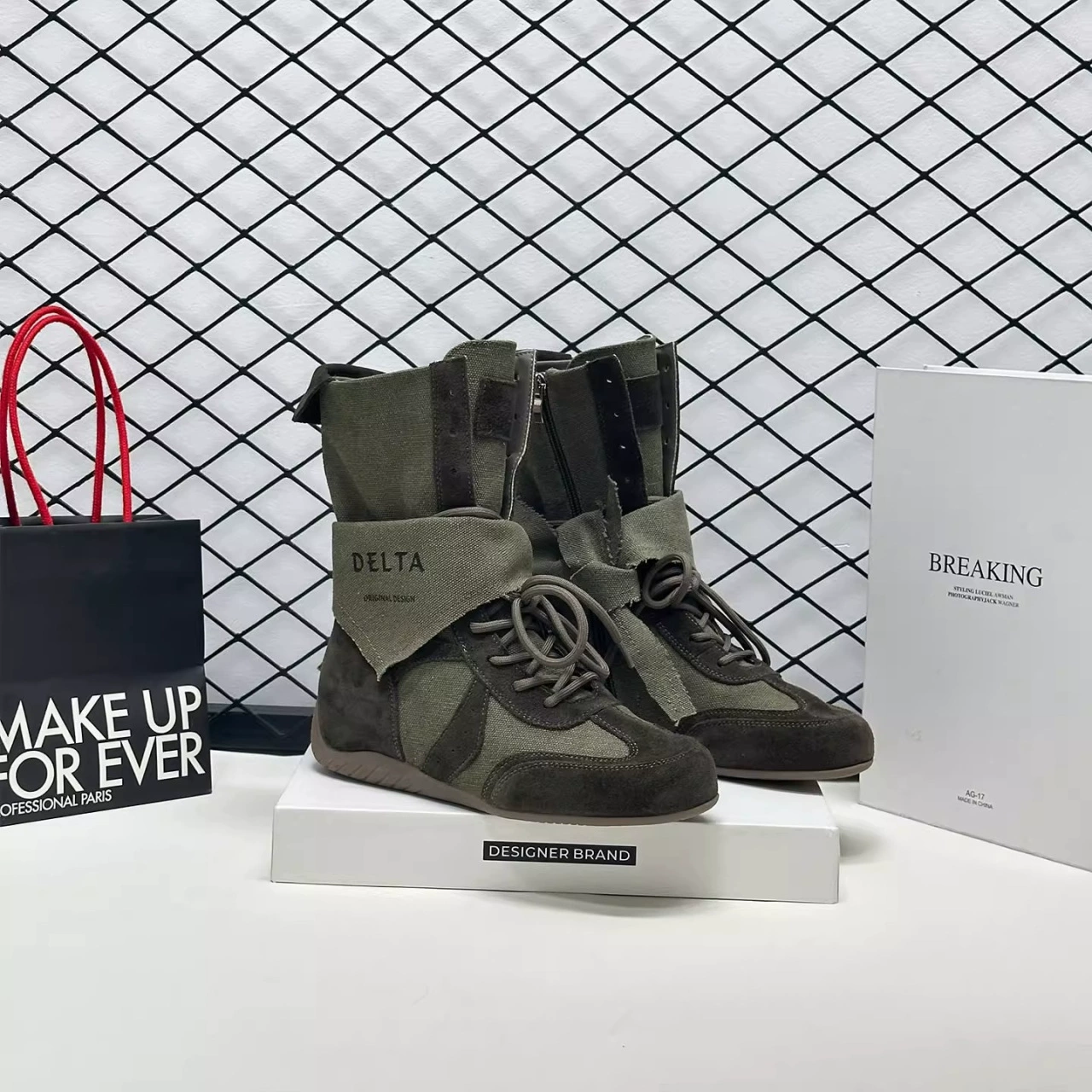 Martens, summer thin low boots platform, breathable footwear