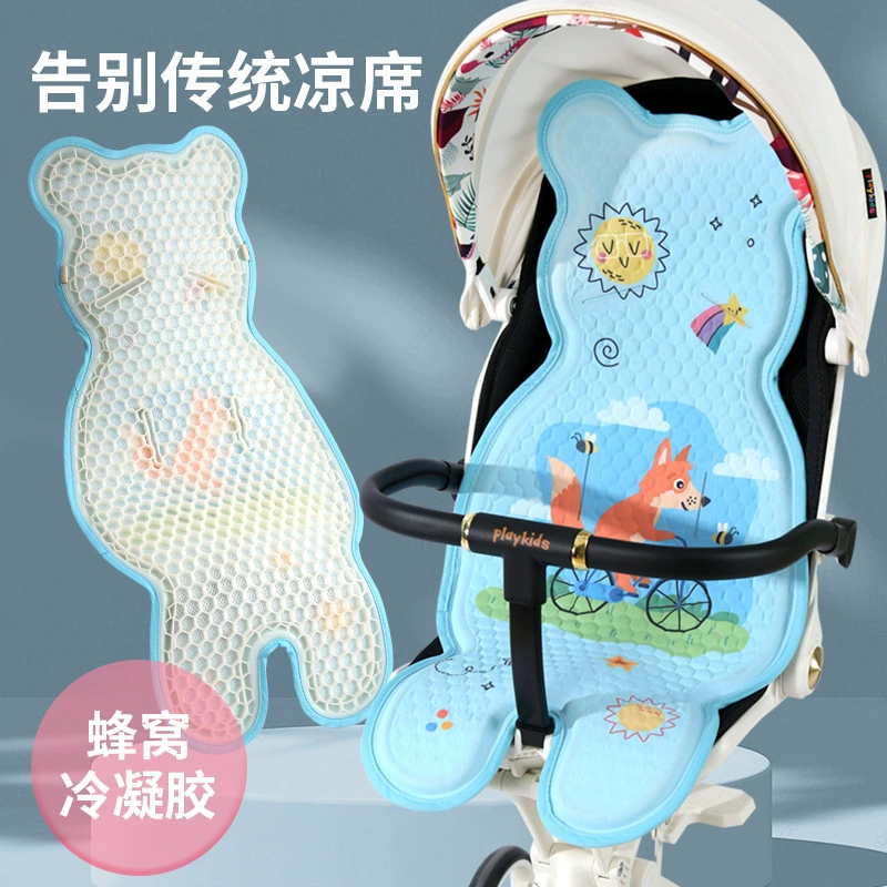 Летний коврик для детской коляски, коврик для сиденья, коврик для коляски, гель-ледяной коврик, детский обеденный стул, подушка, оптовая продажа