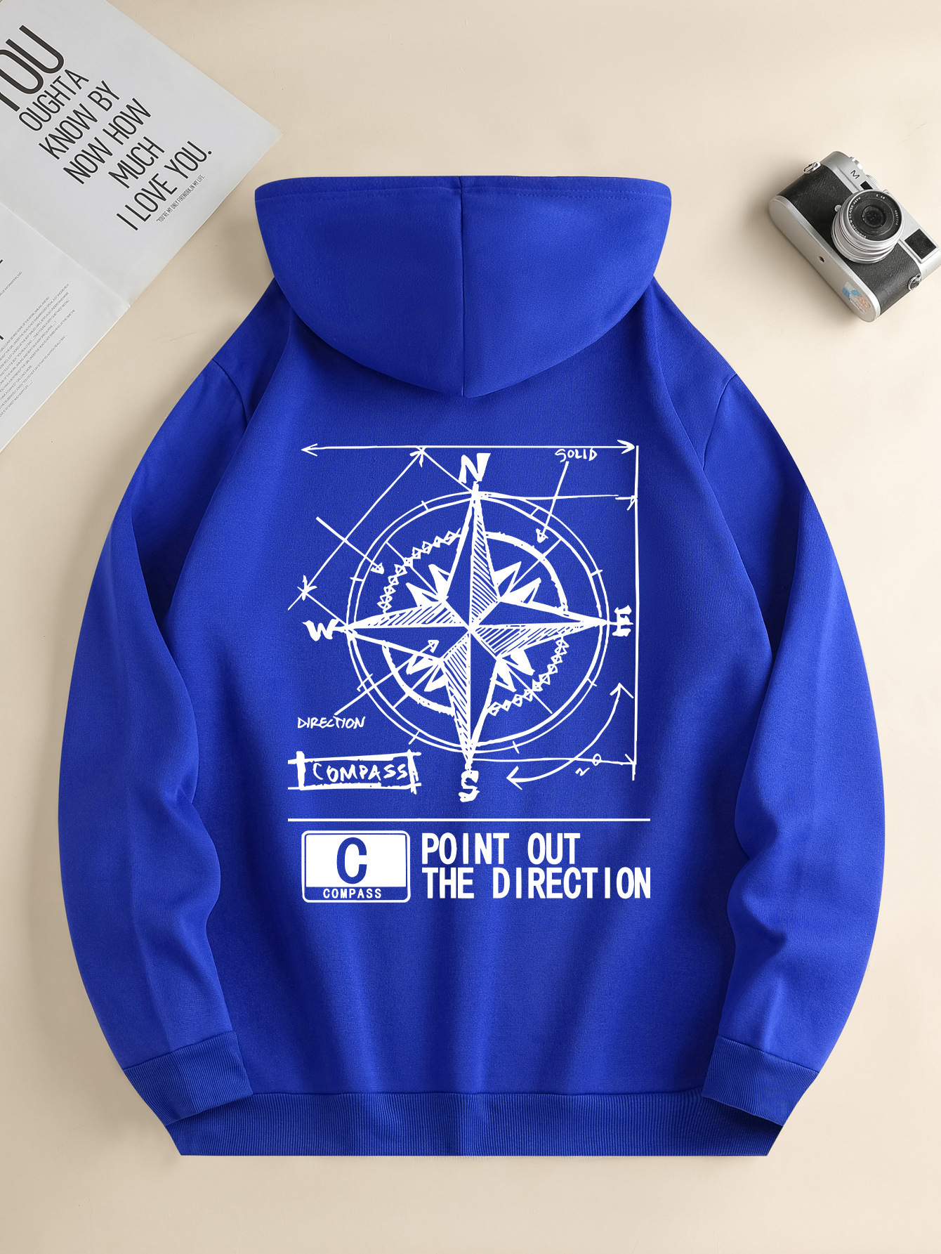 Men's new fashion hoodie, casual daily drawstring 2025 Sudadera