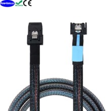 MCIO Slimline SFF-8654 4i转MINI SAS SFF-8087服务器数据连接线