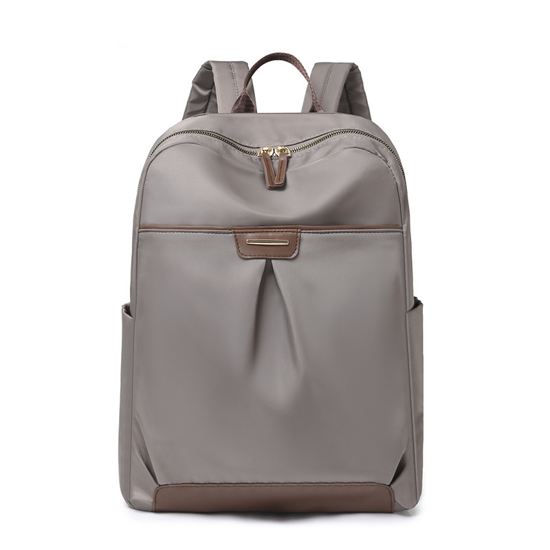 Mochila de computadora de gran capacidad para mujeres 2024 nueva casual contraste color viaje al aire libre mochila de viaje ligero al por mayor