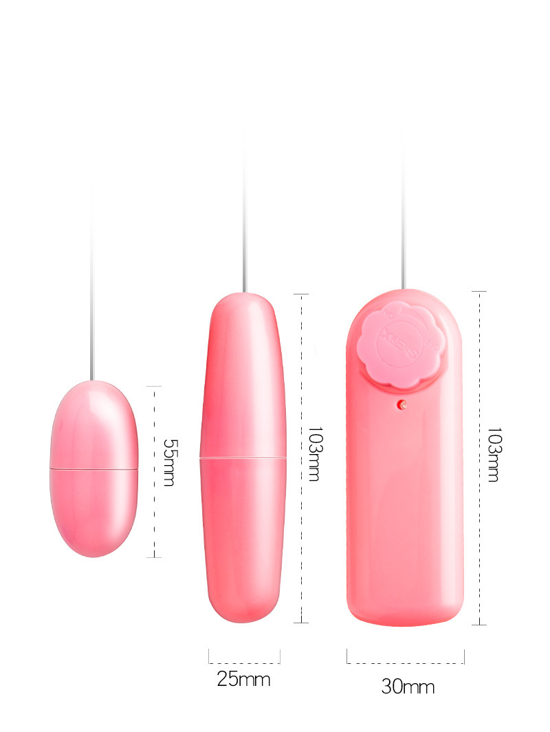 Lai Le Double Vibrating Egg in Pink with Dual Stimulation and Button Control — detail image 20