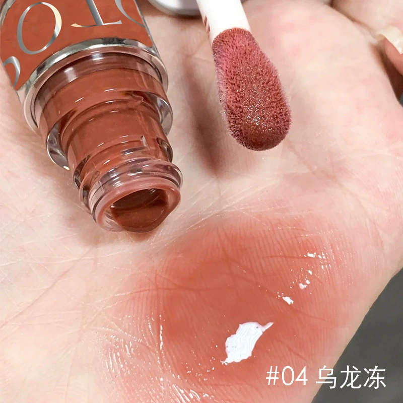 POTO Nutritious lip gloss, white tea, mirror effect, plump lips effect
