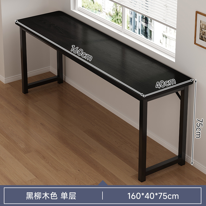 Mesa para habitación, dormitorio, escritorio de estudio, uso doméstico, mesa larga para niñas, casa de alquiler, escritorio de trabajo montado en la pared, escritorio de computadora para balcón estrecho.