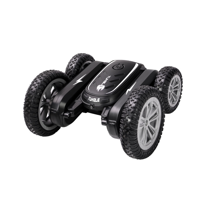 검은 스턴트 춤추는 자동차