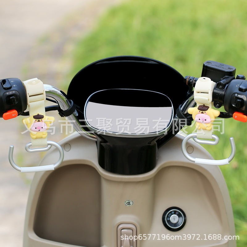 電気自動車延長フック航空機ヘッドハンドルバー Yadi Emma バッテリーバイクヘルメットフックラックに適しています|undefined