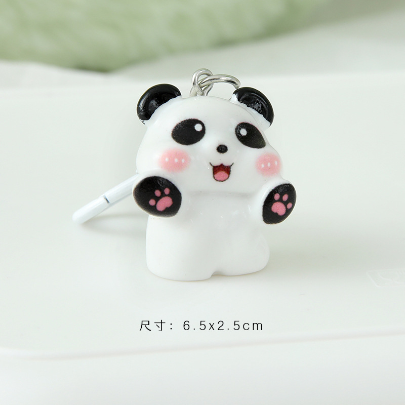 귀여운 판다 키링/목도리 판다