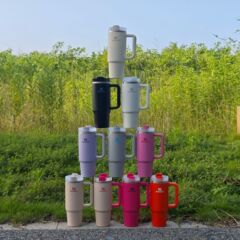 30oz史丹利跨境爆款保温杯stanley304不锈钢2代手柄汽车杯吸管2