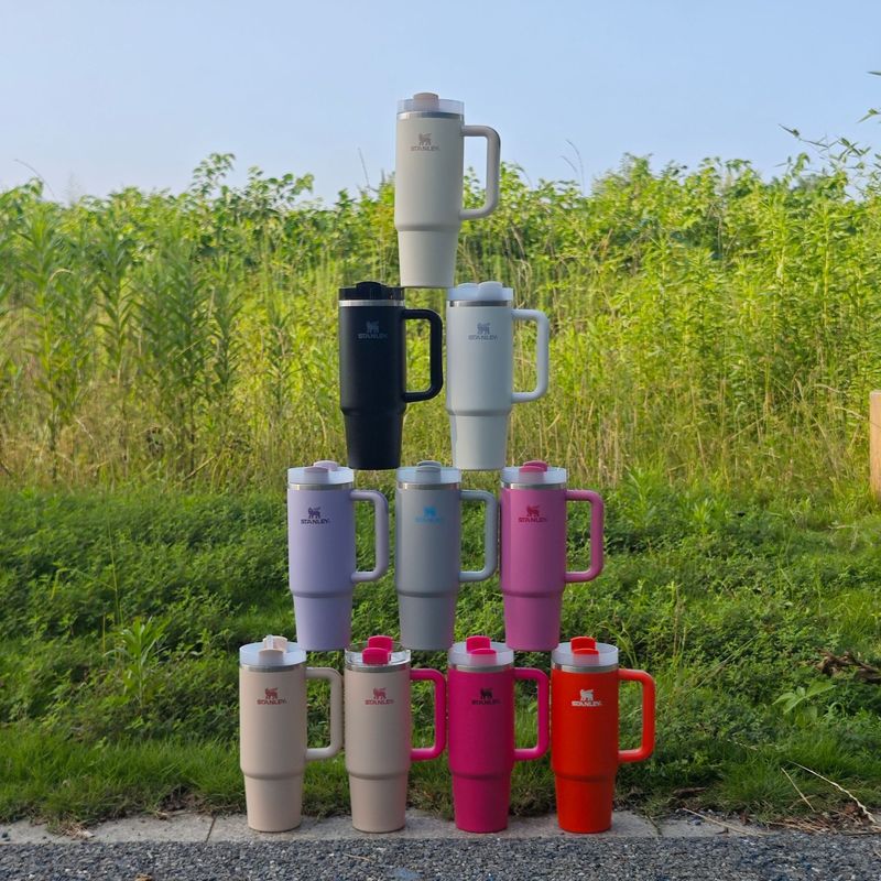 30oz史丹利跨境爆款保温杯stanley304不锈钢2代手柄汽车杯吸管2|undefined