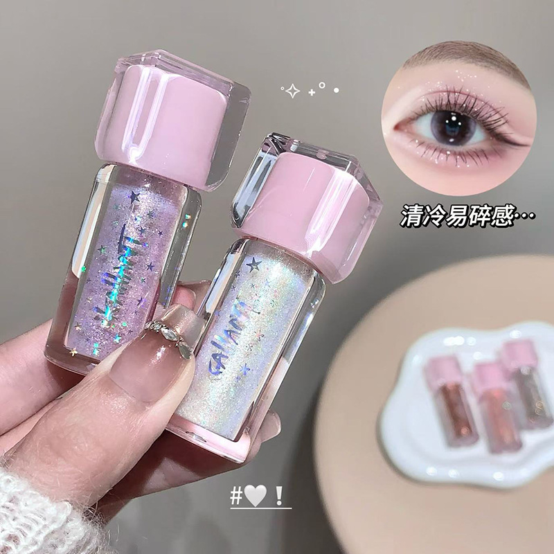 Ke Lauder Bright Galaxy Eyeshadow Liquid Perlas Flash fino Resplandor Exquisito Resplandor Lying Silkworm Eyes Brillante Sombra de ojos