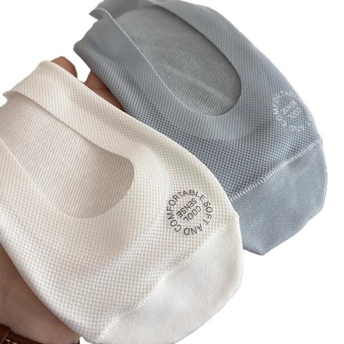 Ice silk boat stockings for women with non-slip, fast-drying, summer thin style with high heels simple shallow mouth invisible socks