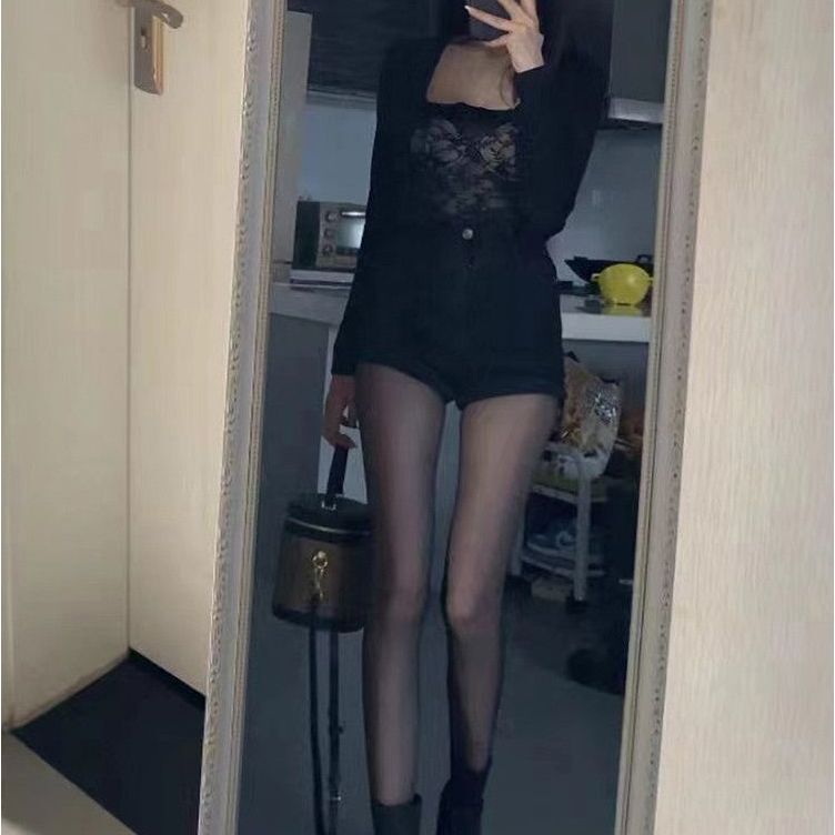 Shorts Women's Spring and Autumn new tooling small black high waist jeans outer wear Shorts Women's Spring and Autumn new tooling small black high waist jeans outer wear