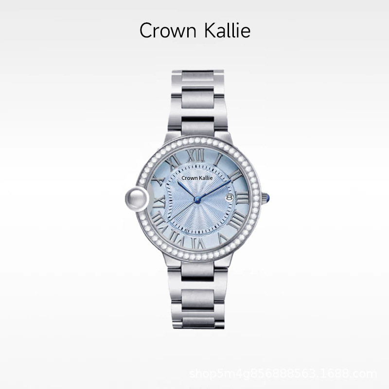 Crown Kallie [Blue Balloon] Confession Series Limited Back-Through Fully Automatic Women's Watch Ck8133