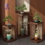 客厅落地式实木热卖款植物架