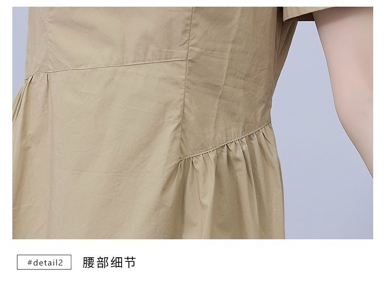 Đầm maxi nữ cotton thắt eo mùa hè 2026 dáng dài — Xanh da trờicolor, màu xanh đậu, màu tím chi tiết 12