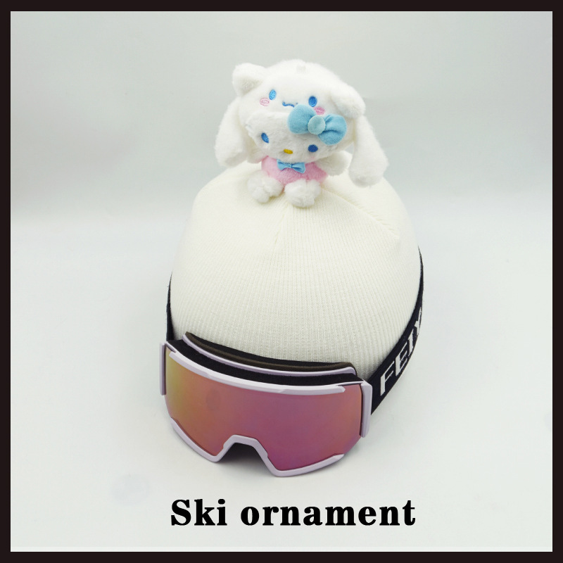 Universal Blue Kitty Cat Plush Cartoon Small Accessory Ski Helmet Cover Universal (Auto Parts and Accessories) - blue-kitty-cat-head-cover-helmet-cover-only