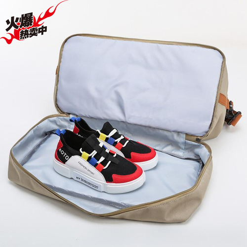 Travel backpack handbag short trip unisex large capacity canvas bag travel bag short trip lightweight sports fitness