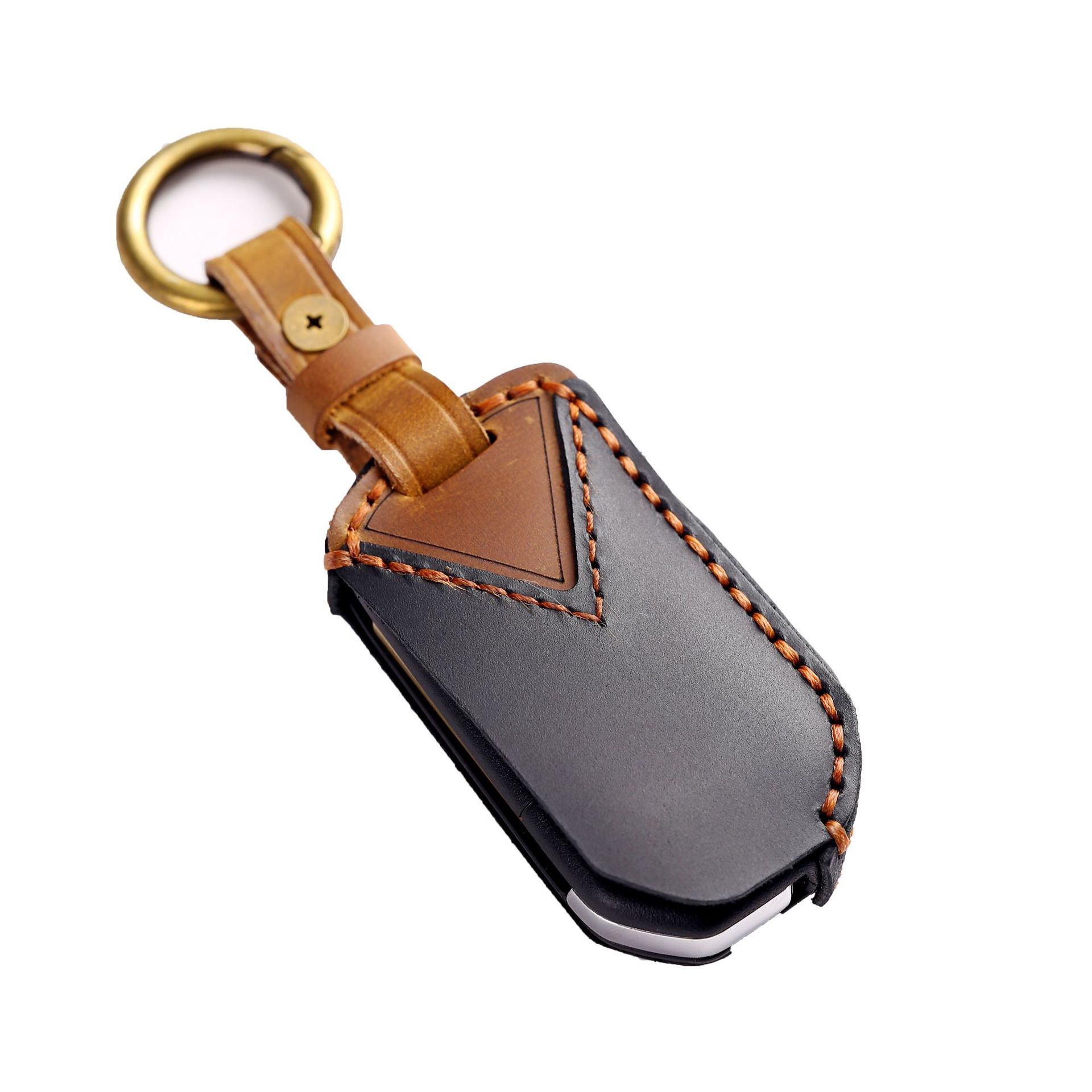 Car key cover suitable for this key cover, specifically for Toyota folding keys, handmade car key protective leather cover