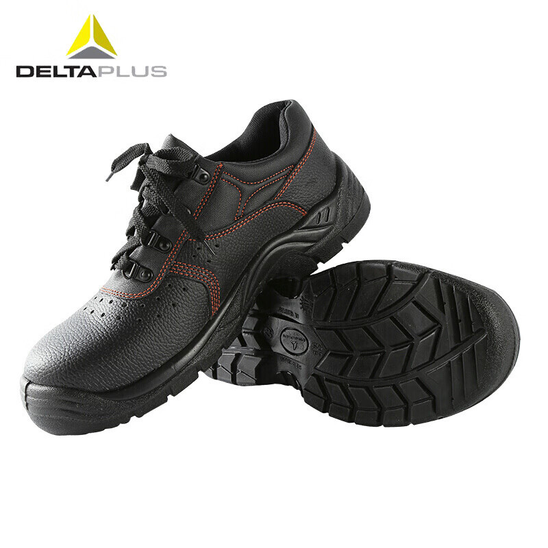Delta 301509 zapatos de seguridad para hombres y mujeres, cabeza de acero resistente al aceite, zapatos de fábrica de cuero transpirables