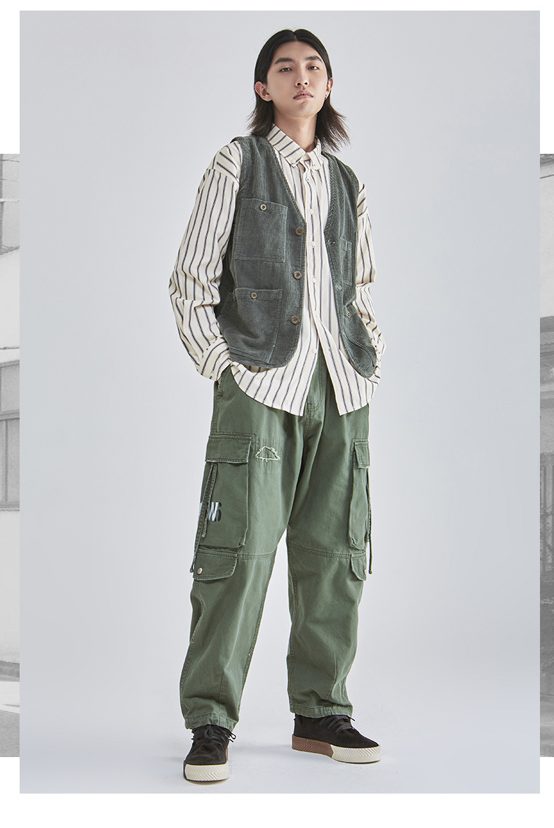 Herrenbekleidung Thai King Herrenbekleidung Tide Brand Overalls Herren 2024 Herbst Neue Herrenhosen Jugend Bedruckte Freizeithosen_voghion.com