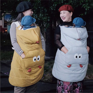 Baby's Cape Cloak Autumn and Winter Children's Cold-proof Strap Car Cover Blanket Cart Windshield Waist Stool Windproof Warm