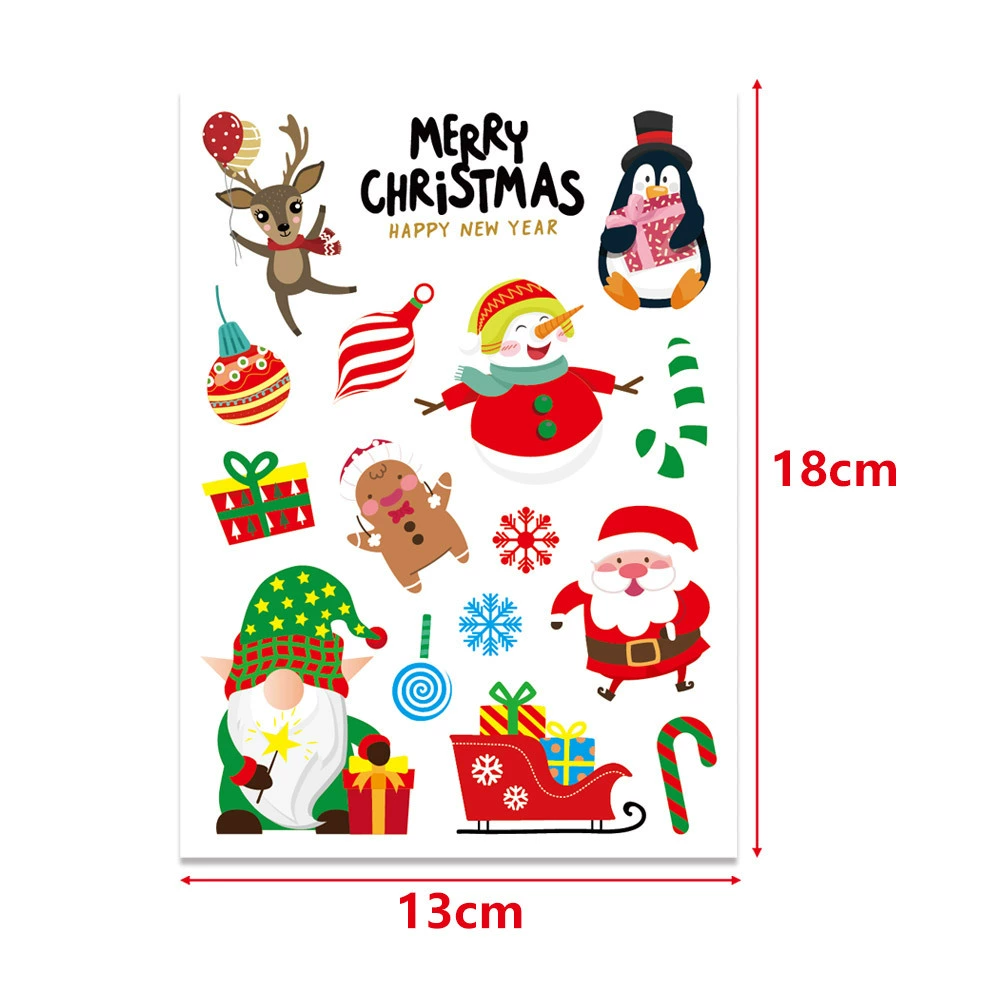 XH054 Набор детский рождественский DIY: Санта, снеговик, патч для украшения (Santa Snowman)