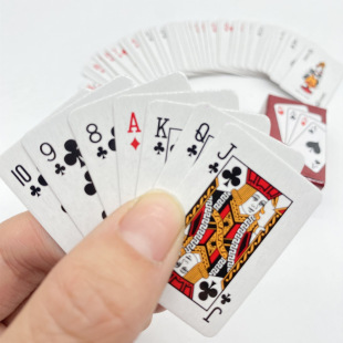Mini Playing Cards Children's Pocket Q Version Cute Happy Duck Werewolf Table Game Cartoon Dormitory Small Solitaire