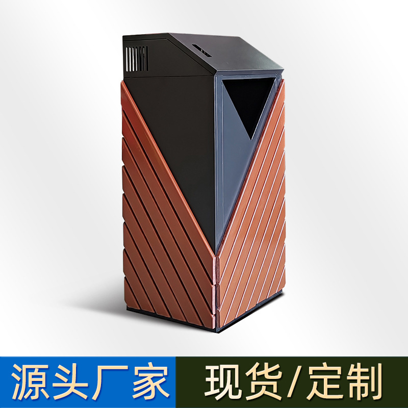 户外大号垃圾桶商用金属不锈钢垃圾筒垃圾分类箱环卫大容量烟灰缸