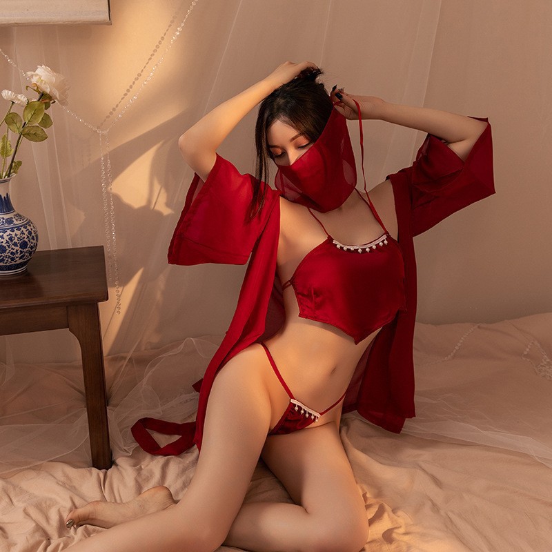 Jinghong [veil+bellyband+gauze+underwear]