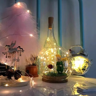 Round spherical crystal ball glass ball cover clay handmade doll soft pottery hand-made Cork competition dustproof ornaments