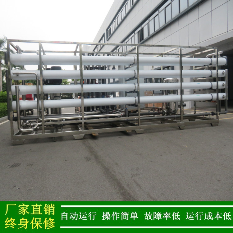 供应大型撬装式反渗透设备双极反渗透水处理系统20T反渗透纯水机
